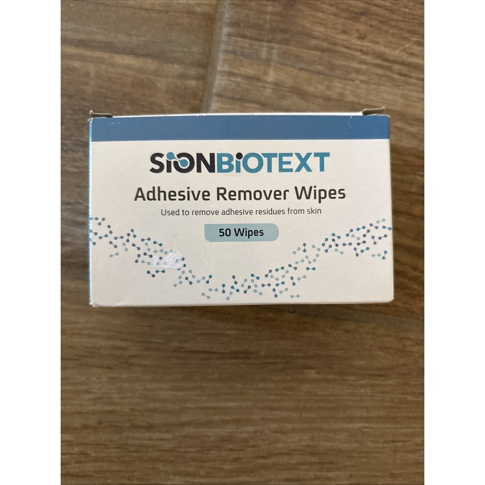 Adhesive Remover SionBiotext Wipe 48 per Box - 1 Package Used